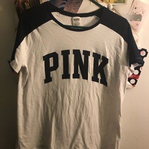 Black and White PINK Tee
